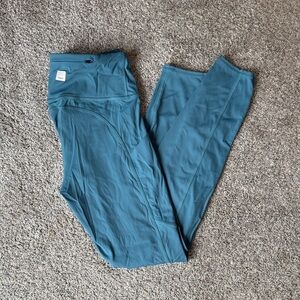 Vuori Teal Leggings with Pockets women’s small